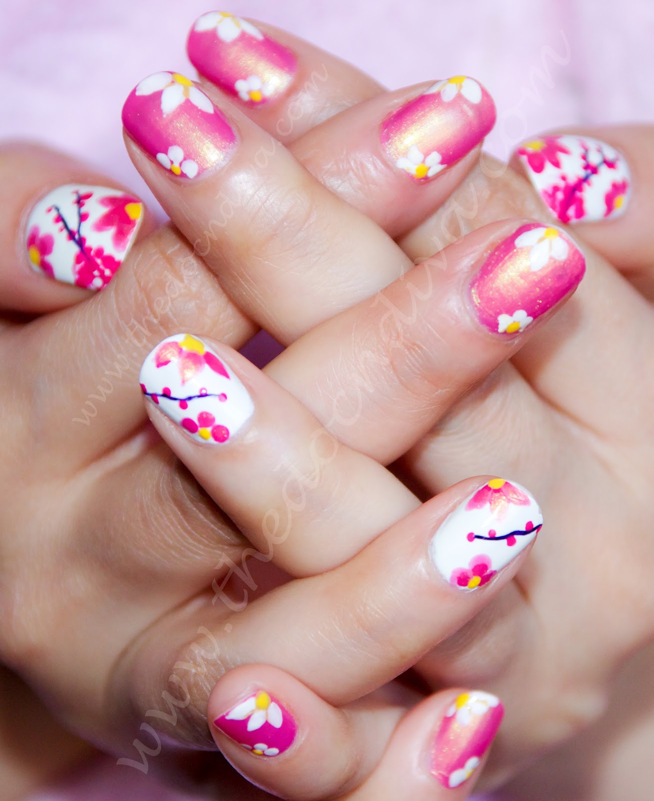 Nail Art Images Step By Step
 Spring Inspired nail art A step by step tutorial thedocndiva