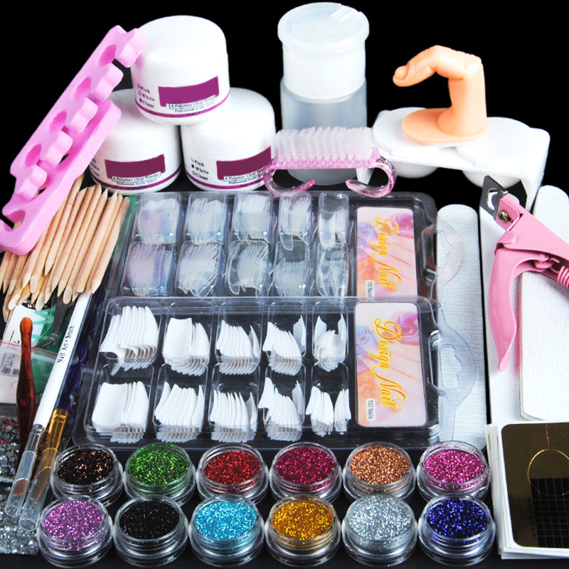 Nail Art Kit Full Set
 Acrylic Powder Kit Nail Art Pen Dish Set Full Pro Nail Art
