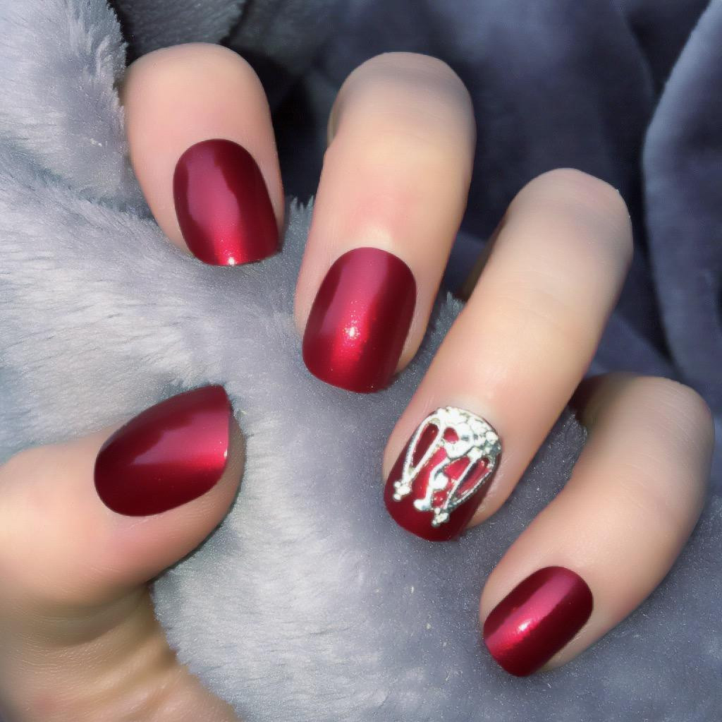 Nail Art Stevens Point Wi
 Long Round Red Nails Nail Ftempo