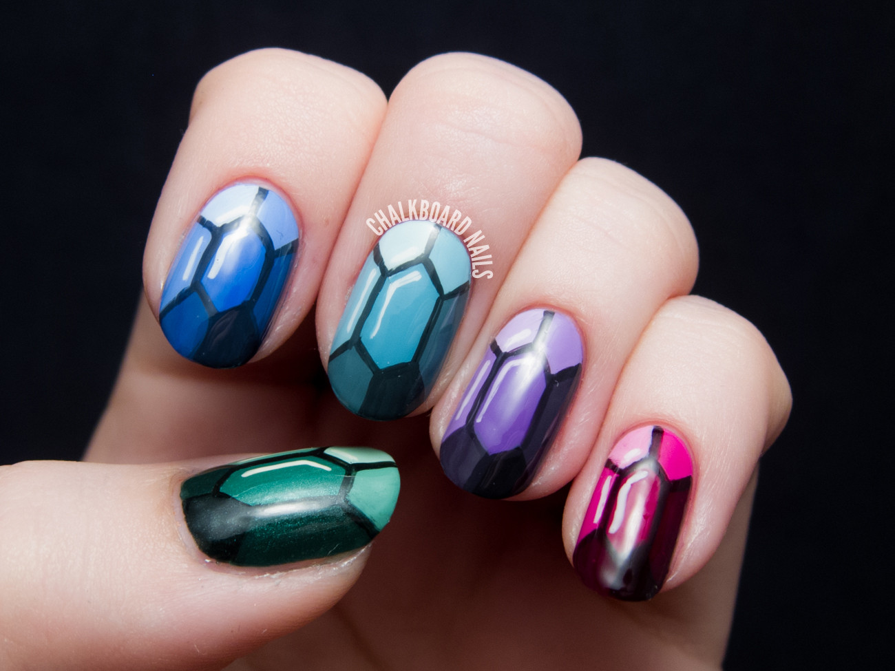 Nail Art With Gems
 TUTORIAL Precious Gems Nail Art Inspired by The Ring and