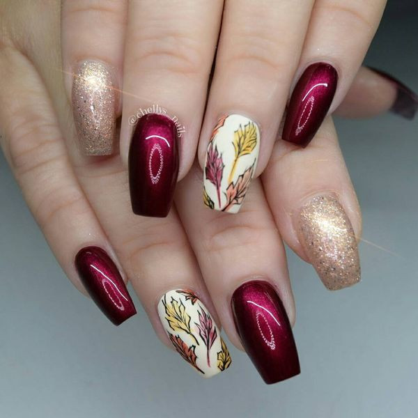 Nail Colors For Fall
 31 Ideal Fall Nail Designs Ideas For You
