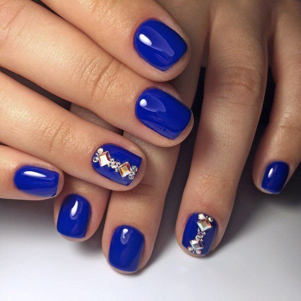 Nail Colors For Short Nails
 Blue nail art ideas – a universe of creative manicure designs
