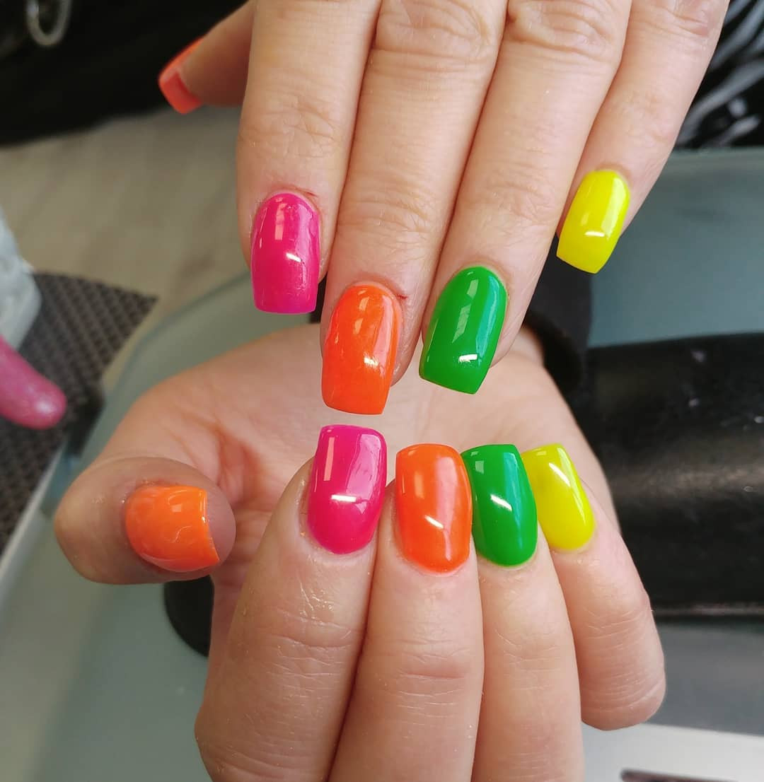 Nail Designs 2020 Summer
 Summer nail art 2019 Bright colored and stylish summer