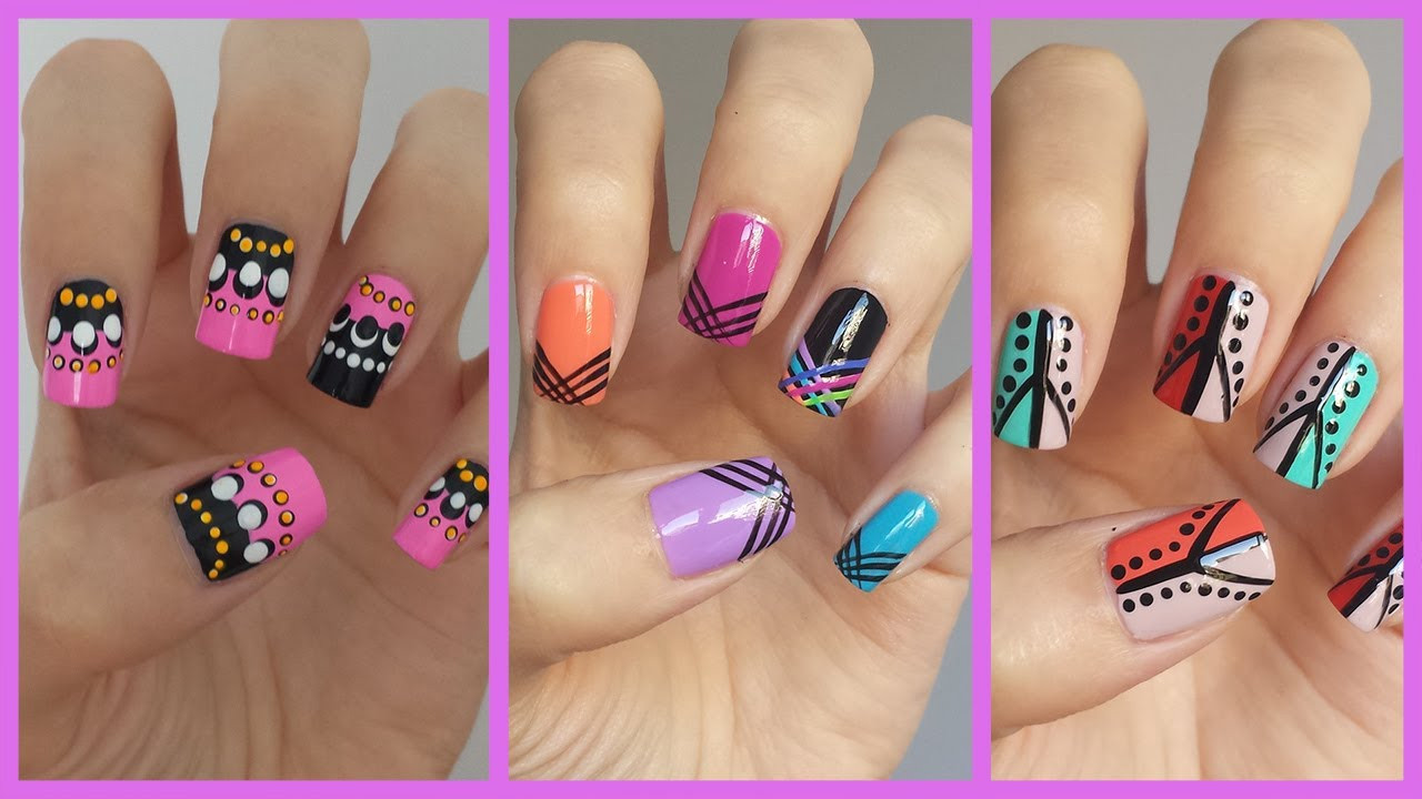 Nail Designs For Beginners
 Easy Nail Art For Beginners 12