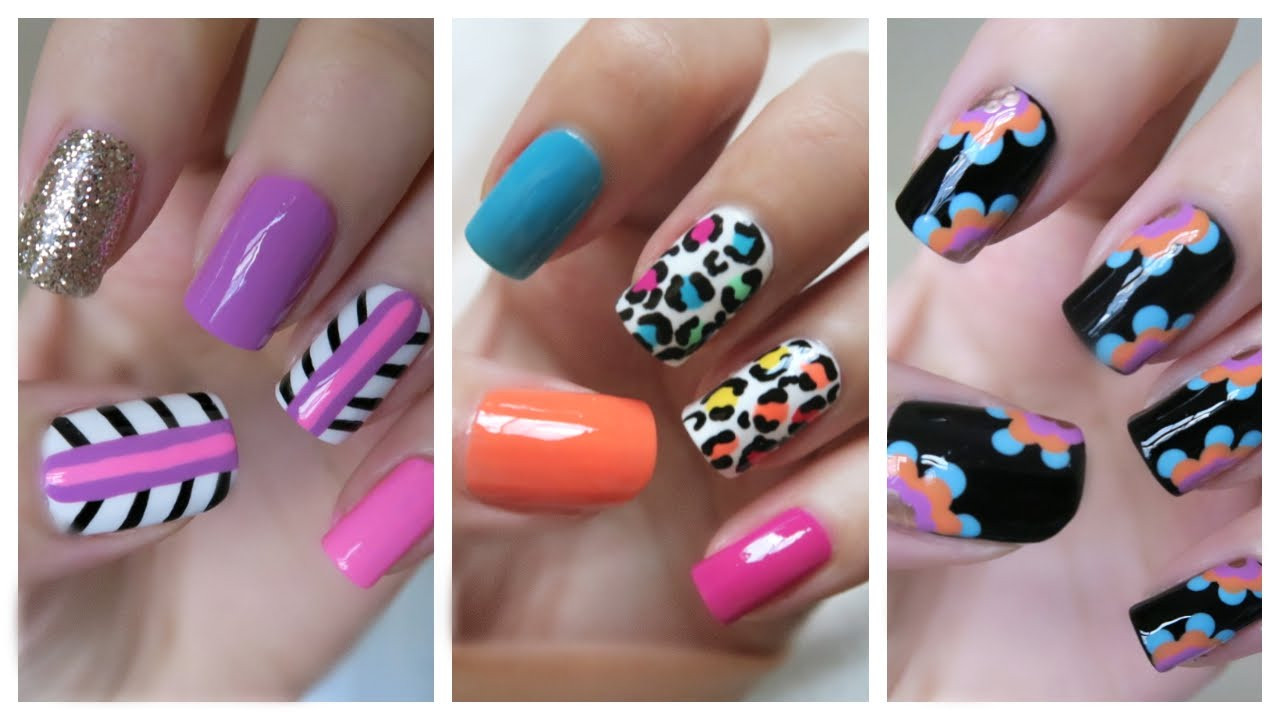 Nail Designs For Beginners
 Easy Nail Art For Beginners 21