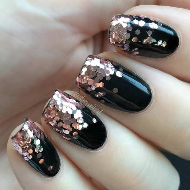 Nail Designs For New Years Eve
 31 Snazzy New Year’s Eve Nail Designs crazyforus
