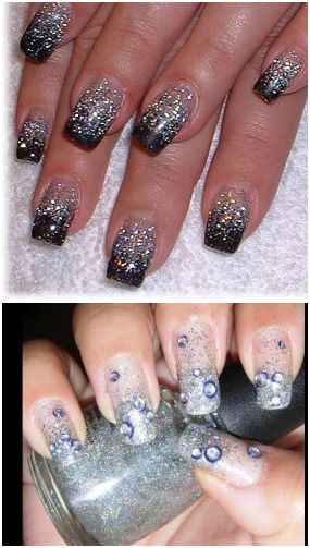 Nail Designs For New Years Eve
 LifeStyle for Blondes 2011 New Years Eve Nail Art and Eye