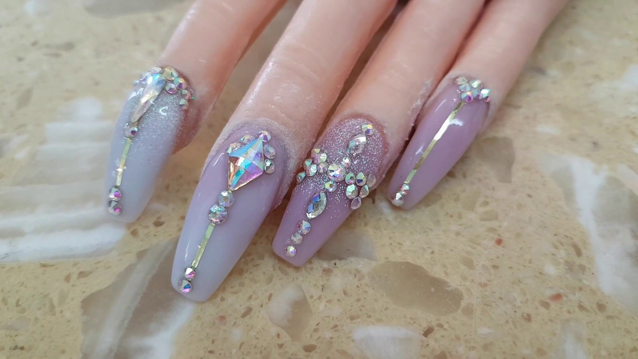 Nail Designs For Real Nails
 Idea For Bling bling Nails Design