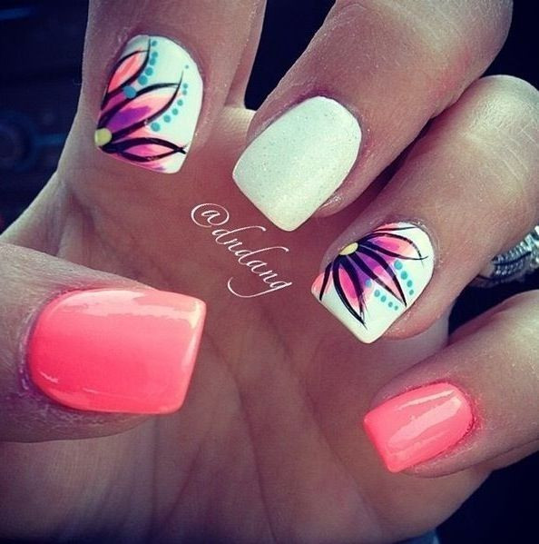 Nail Designs For Spring And Summer
 20 Awesome Spring Summer nail art design ideas