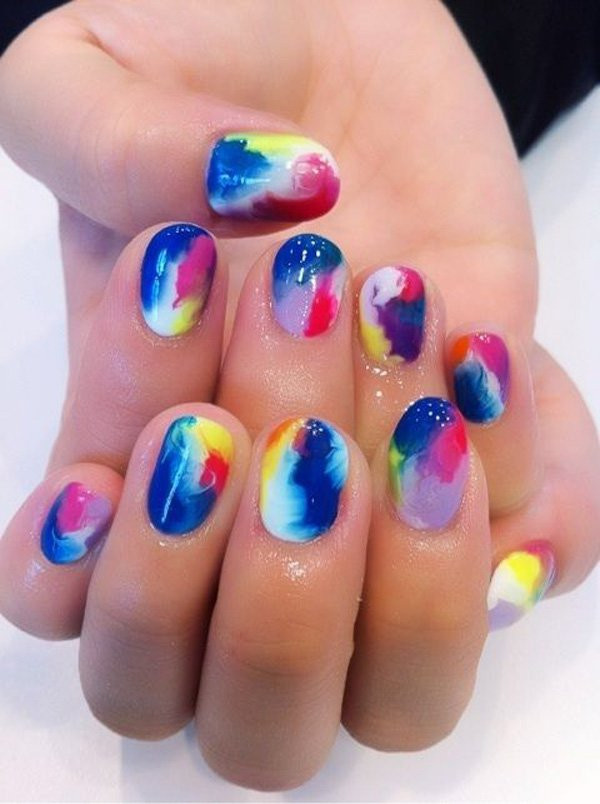 Nail Designs In Water
 18 Unique Water Marble Nail Designs for 2016 Pretty Designs