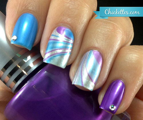Nail Designs In Water
 Polish Days Something New Theme Water Marble – Chickettes