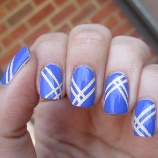 Nail Ideas With Tape
 40 Killer Striping Tape Nail Art Designs