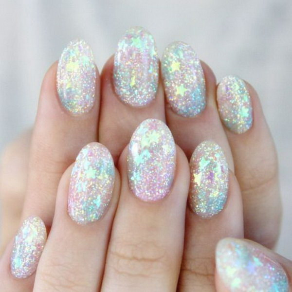 Nails With Glitter Designs
 70 Stunning Glitter Nail Designs 2017