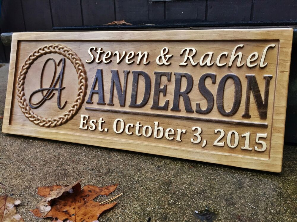 Name A Popular Wedding Gift
 Personalized Family Last Name Sign Couple Wedding Gift