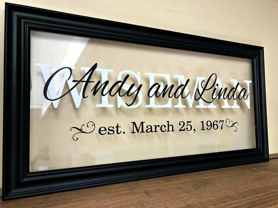Name A Popular Wedding Gift
 Farewell Gift Wedding Gift Last Name Sign Personalized Couple