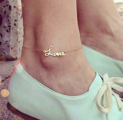 Name Anklet
 9 Beautiful Designer Anklets for Women