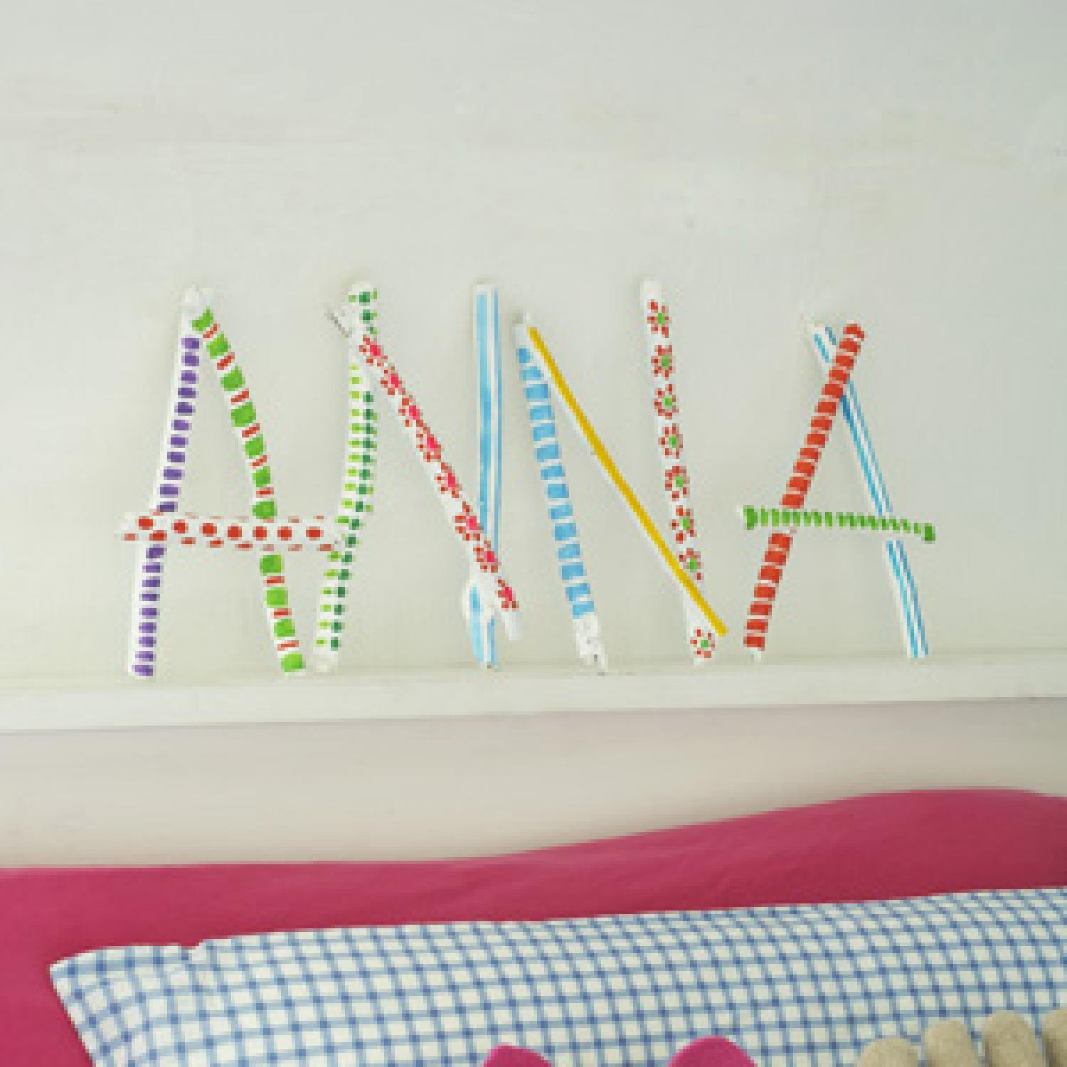 Name Crafts For Kids
 Personalized Name Art Craft