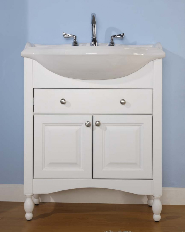 Narrow Bathroom Sinks And Vanities
 34 Inch Single Sink Narrow Depth Furniture Bathroom Vanity