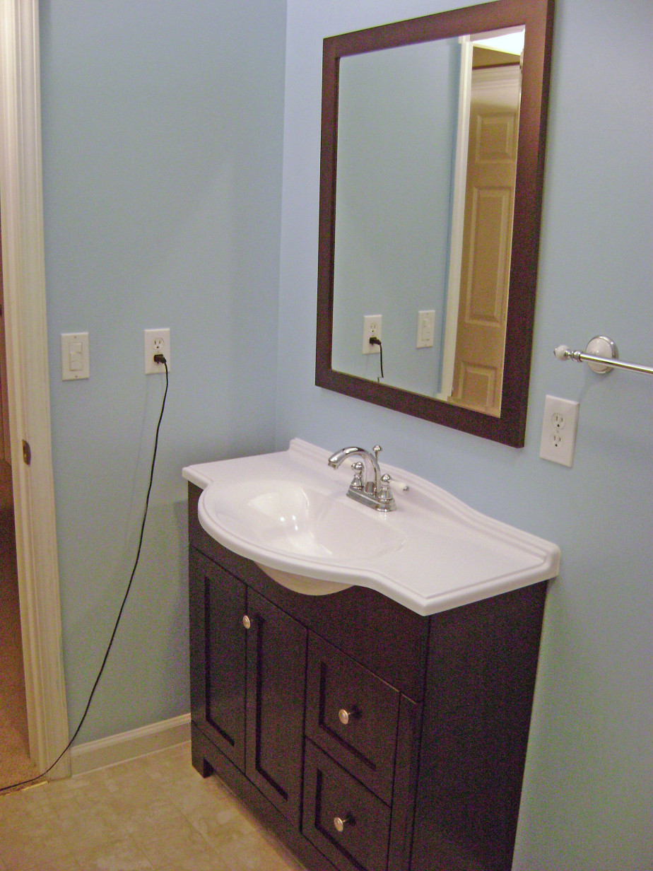 Narrow Bathroom Sinks And Vanities
 Popular Design Bathroom Furniture Classy Corner Bathroom
