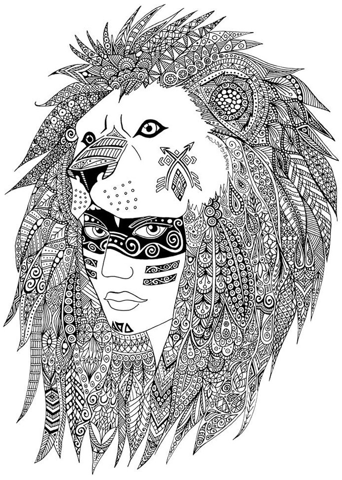 Native American Coloring Pages For Adults
 Native american Native American Adult Coloring Pages