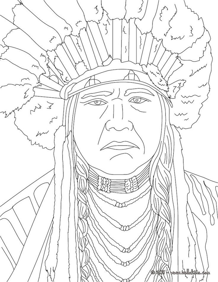 Native American Coloring Pages Printables
 Free Printable Native American Coloring Pages at