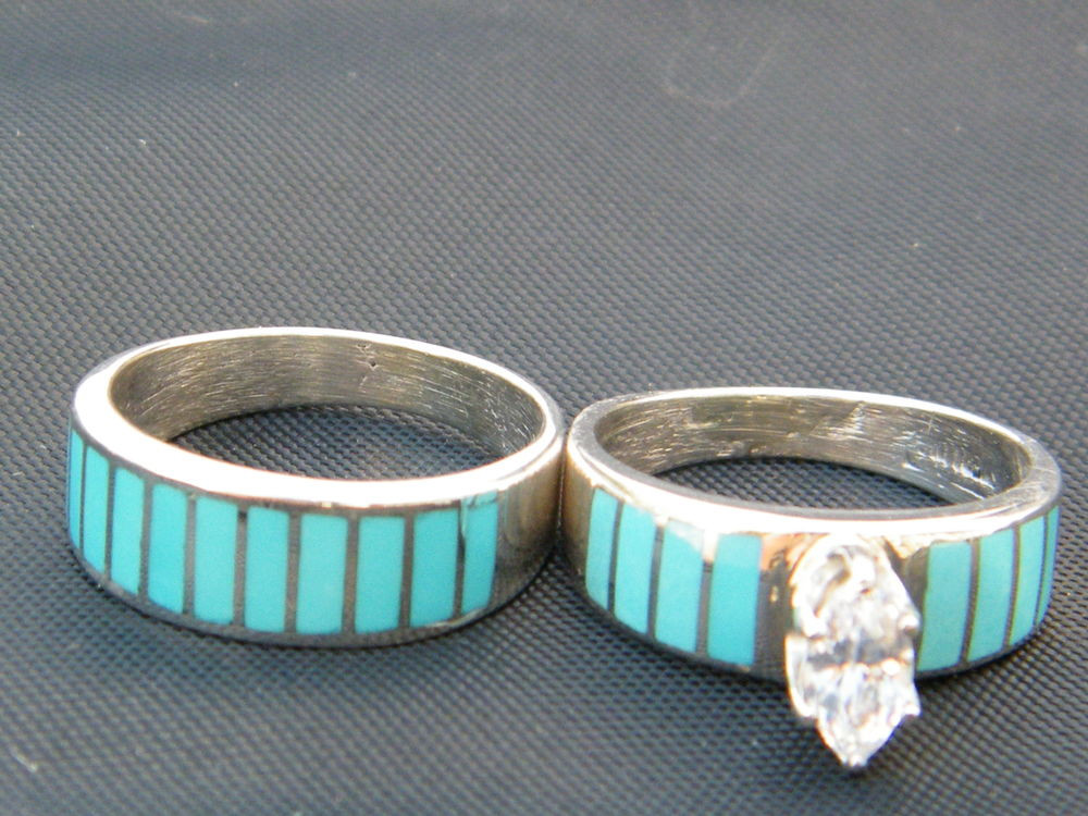 Native American Wedding Rings
 Wedding Band Ring Native American Navajo Indian Sterling