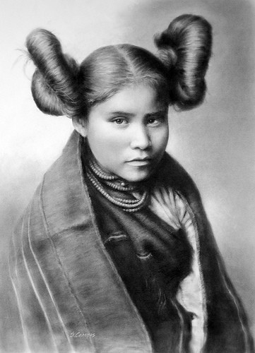 Native American Women Hairstyles
 Princess Leia Hopi Girl