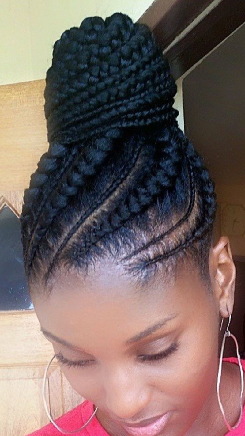 Natural Cornrow Hairstyles
 GRACEFUL LIFESTYLE African ponytail cornrow