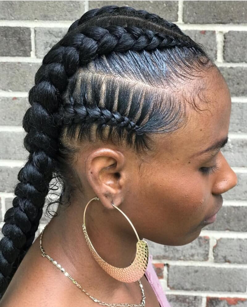 Natural Cornrow Hairstyles
 39 Latest Cornrow Styles with Natural Hairstyles for