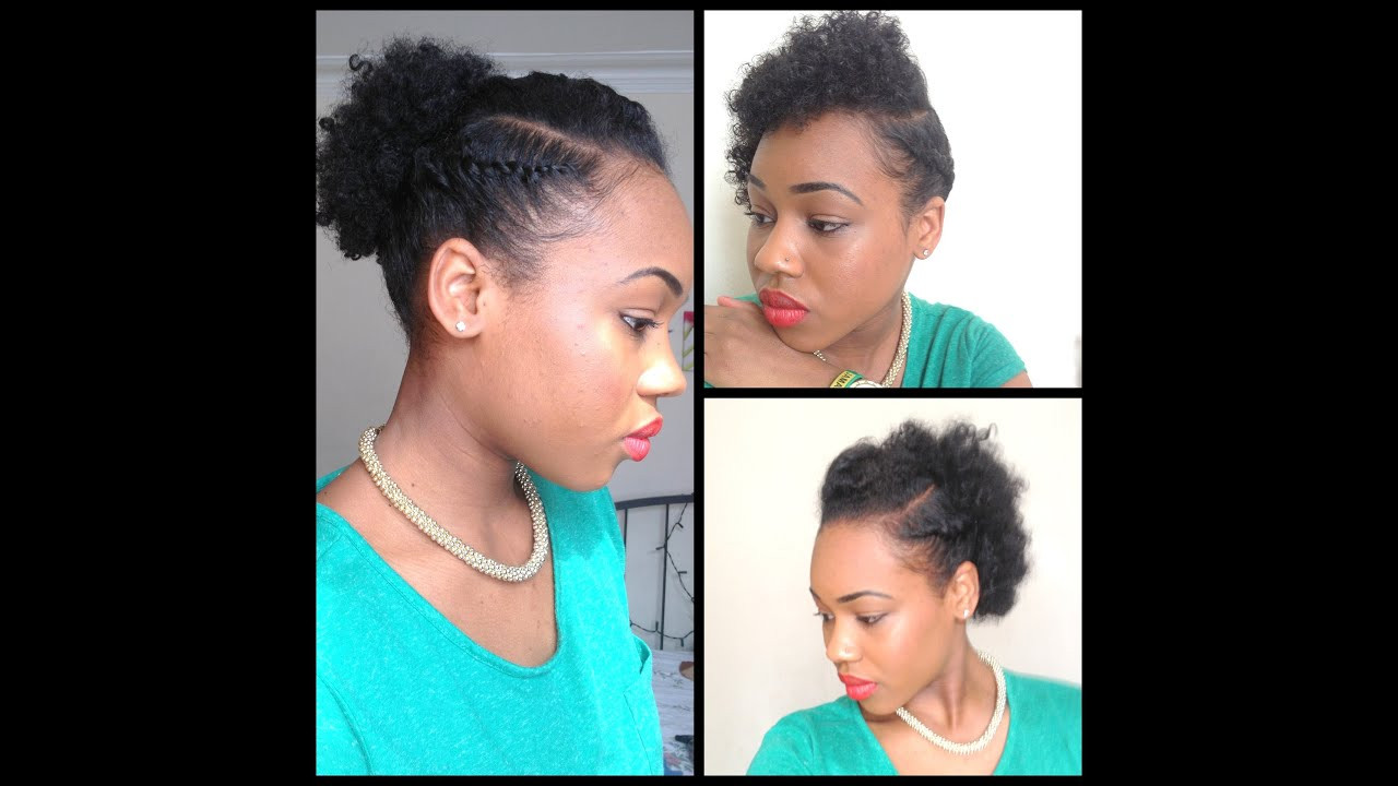 Natural Easy Hairstyles
 32 3 Quick Easy style for short Natural Hair wash and