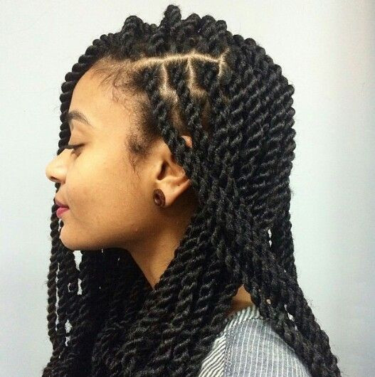 Natural Hairstyles Braids And Twists
 Braids ¤ Twist Natural hair & Protective Style in 2019