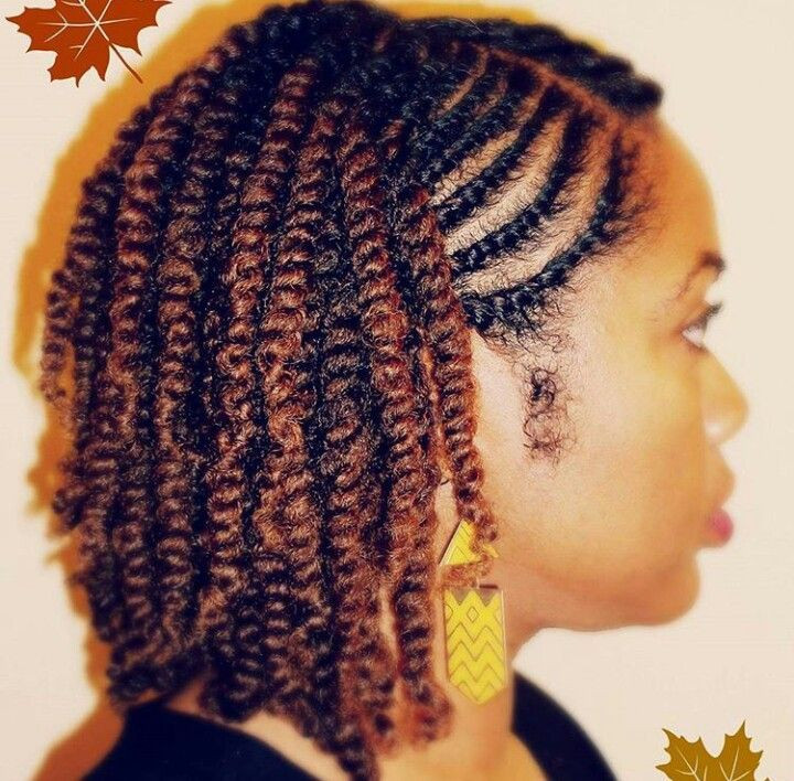 Natural Hairstyles Braids And Twists
 Natural twostrand twist side view in 2019