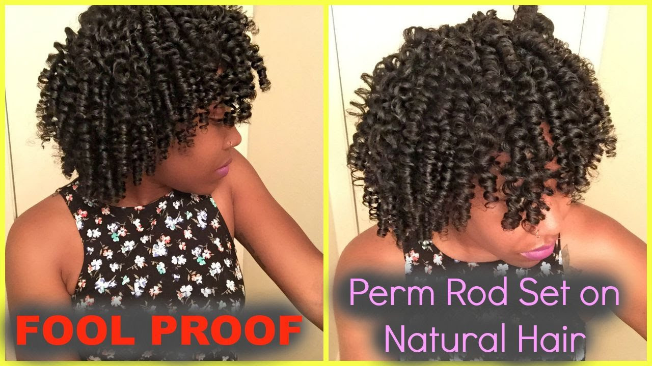 Natural Hairstyles For Beginners
 FOOL PROOF Perm Rod Set on Natural Hair for Beginners