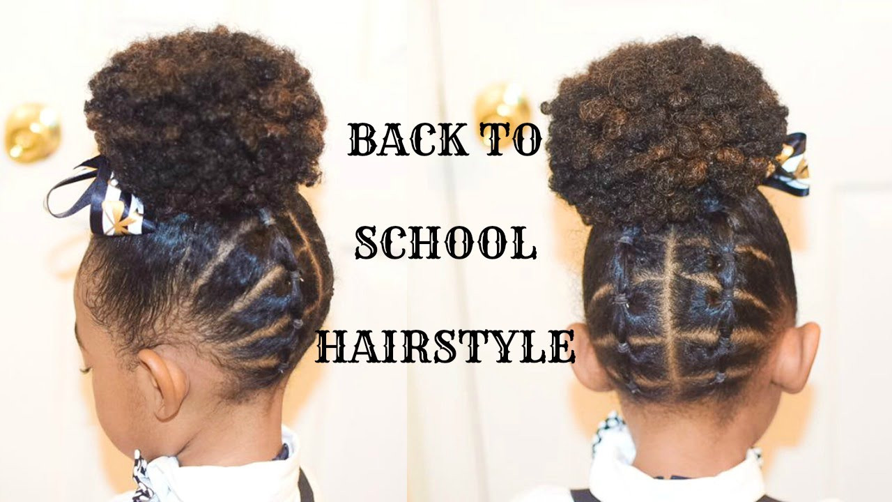 Natural Hairstyles For Kids
 KIDS NATURAL BACK TO SCHOOL HAIRSTYLES THE PLAITED UP DO