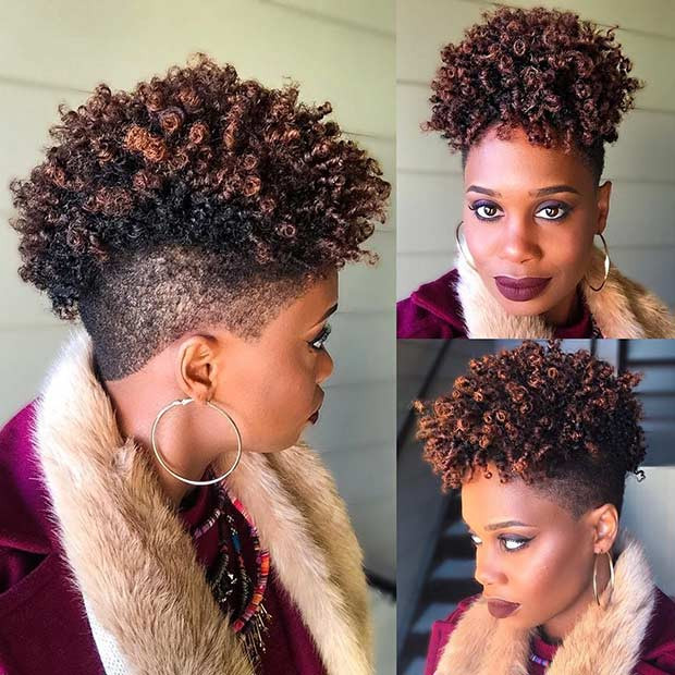 Natural Hairstyles Mohawk
 51 Best Short Natural Hairstyles for Black Women