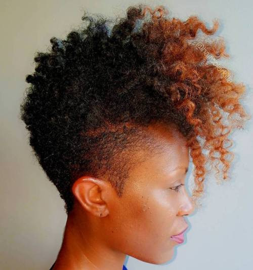 Natural Hairstyles Mohawk
 40 Cute Tapered Natural Hairstyles for Afro Hair