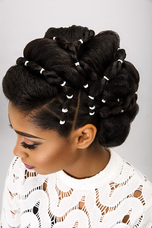 Natural Hairstyles Pictures
 Bridal updos for natural hair