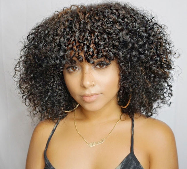 Natural Hairstyles With Bangs
 18 Best Haircuts for Curly Hair