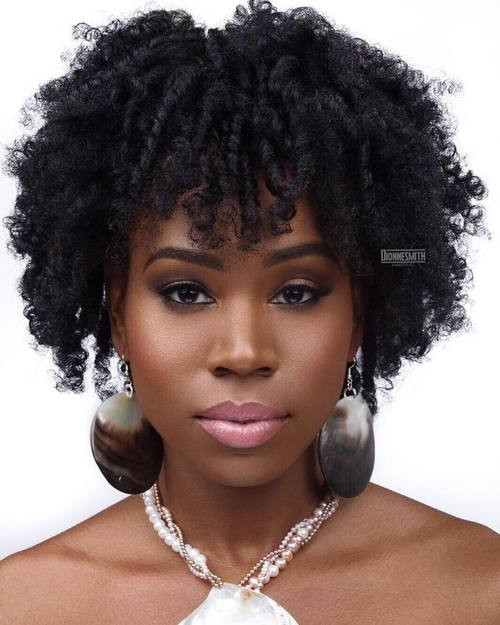 Natural Hairstyles With Bangs
 20 Hairstyles and Haircuts for Curly Hair Curliness Is