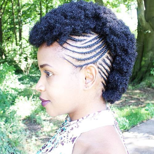 Natural Mohawk Hairstyles
 Fun Fancy and Simple Natural Hair Mohawk Hairstyles
