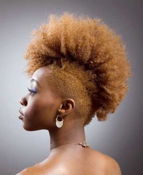 Natural Mohawk Hairstyles
 Mohawk Short Hairstyles for Black Women