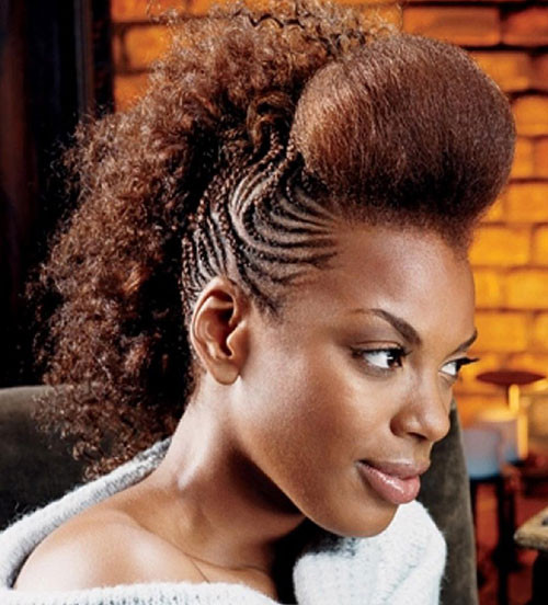 Natural Mohawk Hairstyles
 50 Mohawk Hairstyles for Black Women