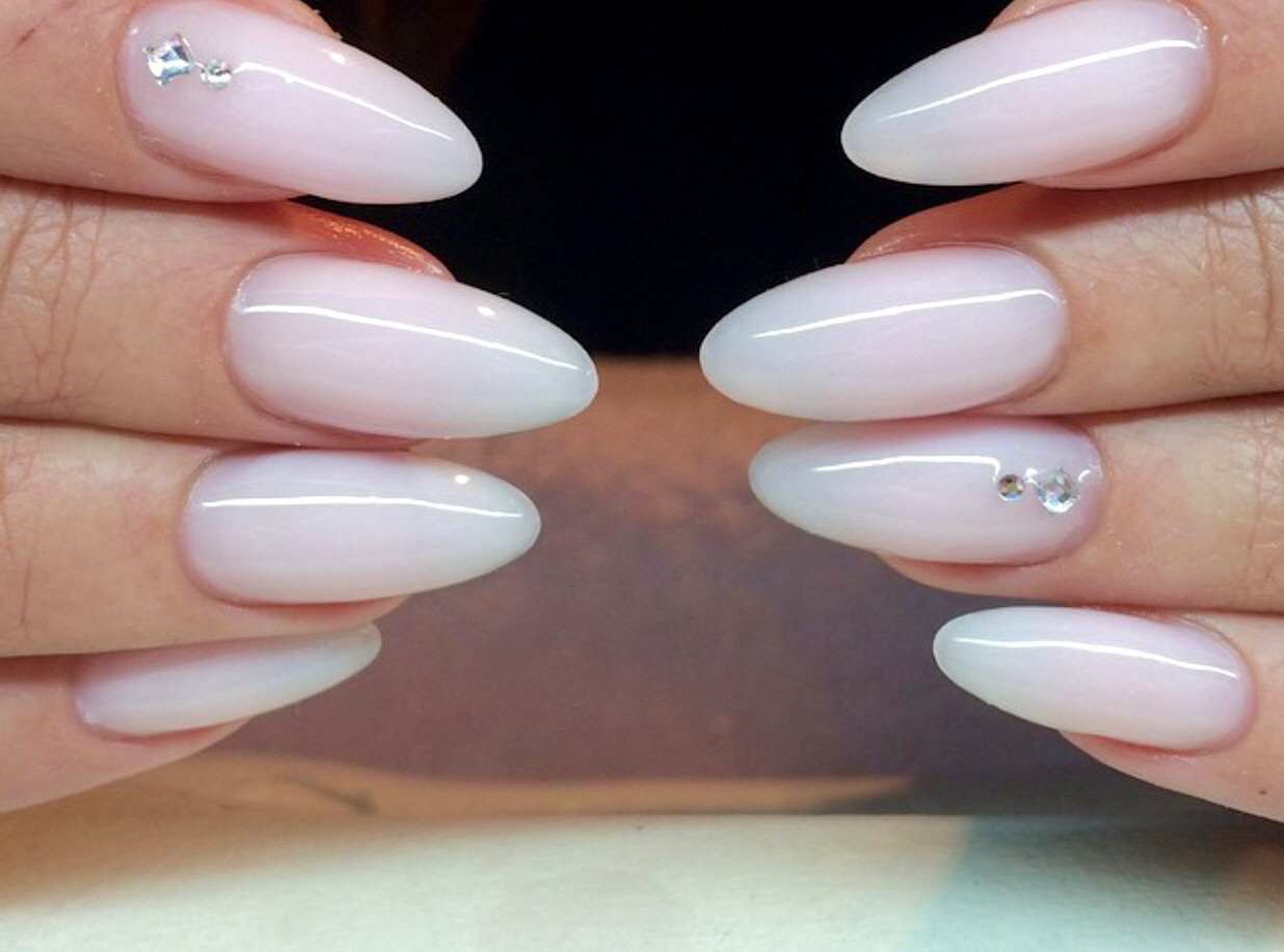 Natural Nail Ideas
 Top 35 Elegant Natural Acrylic Nails