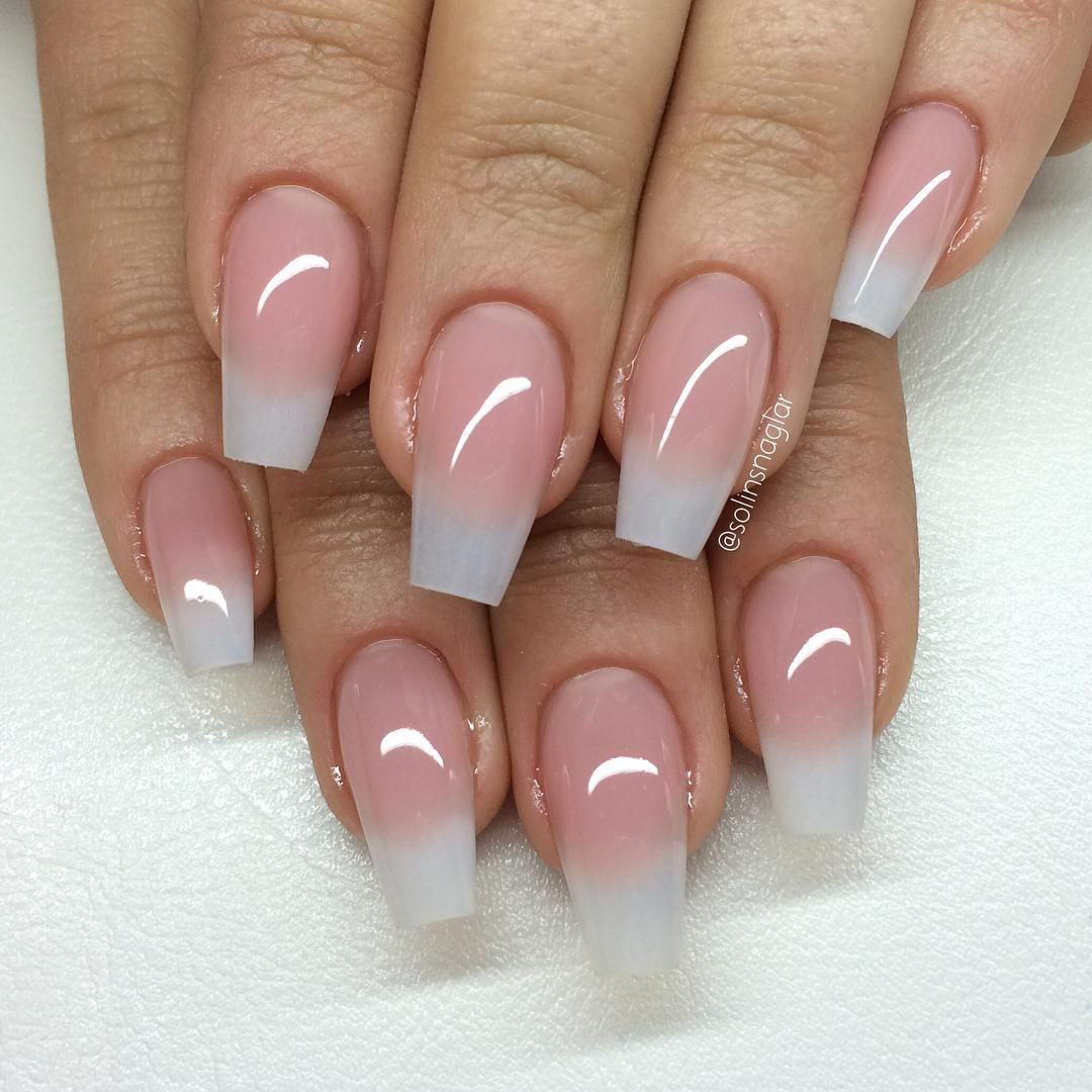 Natural Nail Ideas
 Natural look coffin nails nail