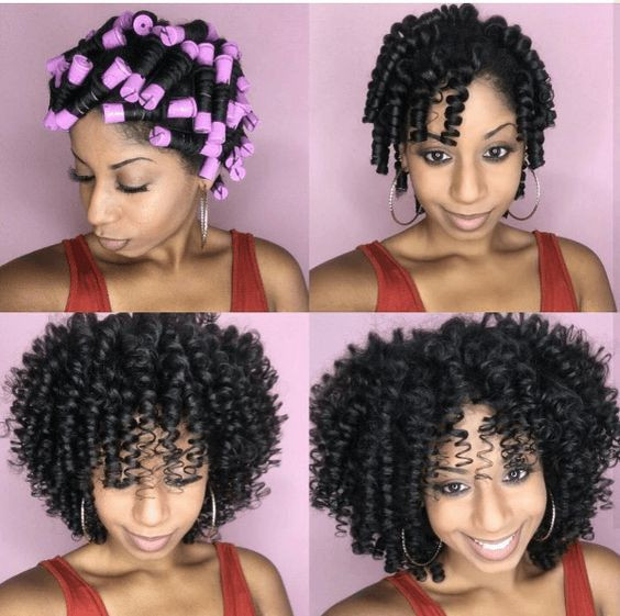 Natural Rod Set Hairstyles
 35 Gorgeous Natural Hairstyles For Medium Length Hair