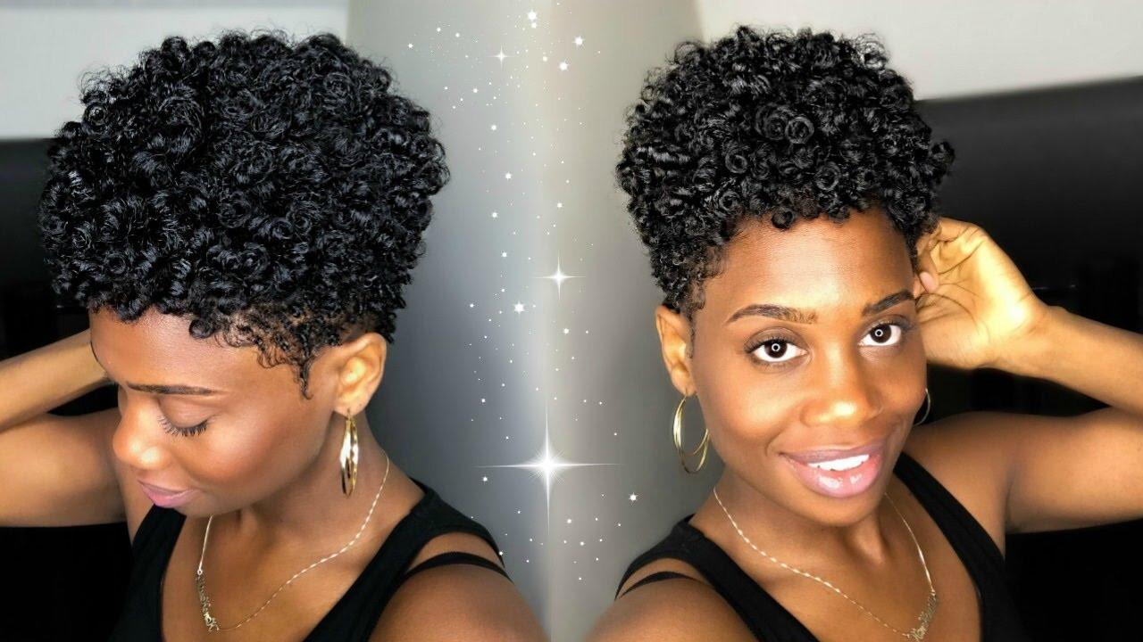 Natural Rod Set Hairstyles
 Flexi Rod Set on Tapered Natural Hair