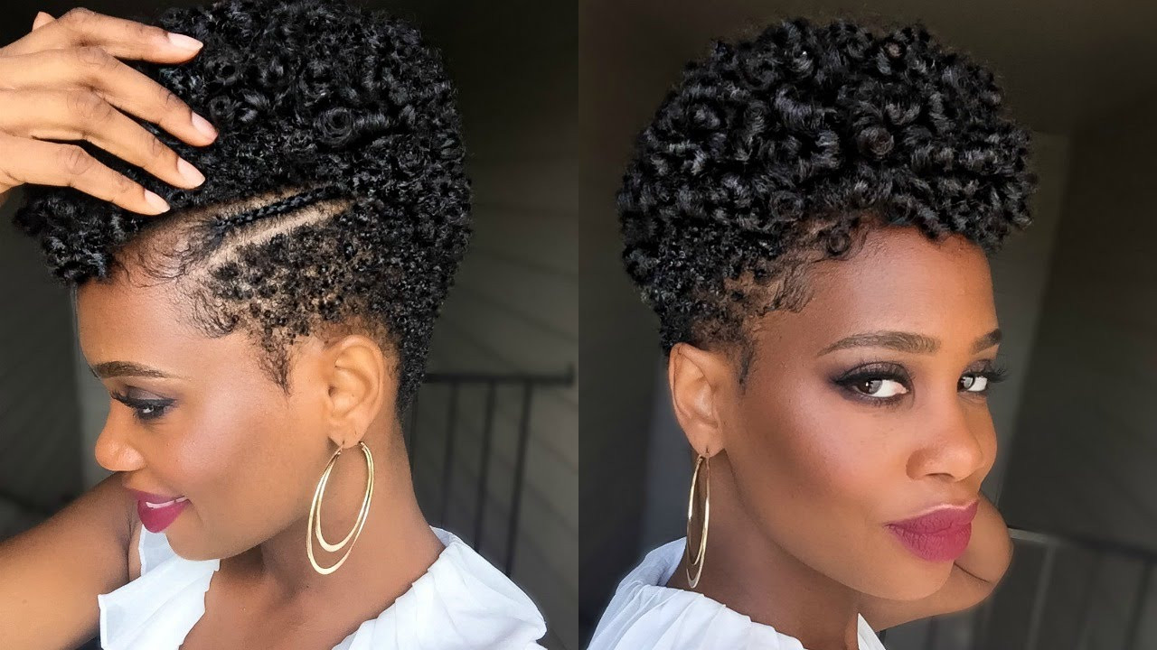 Natural Rod Set Hairstyles
 Perm Rod Set on Tapered Natural Hair in UNDER AN HOUR 1