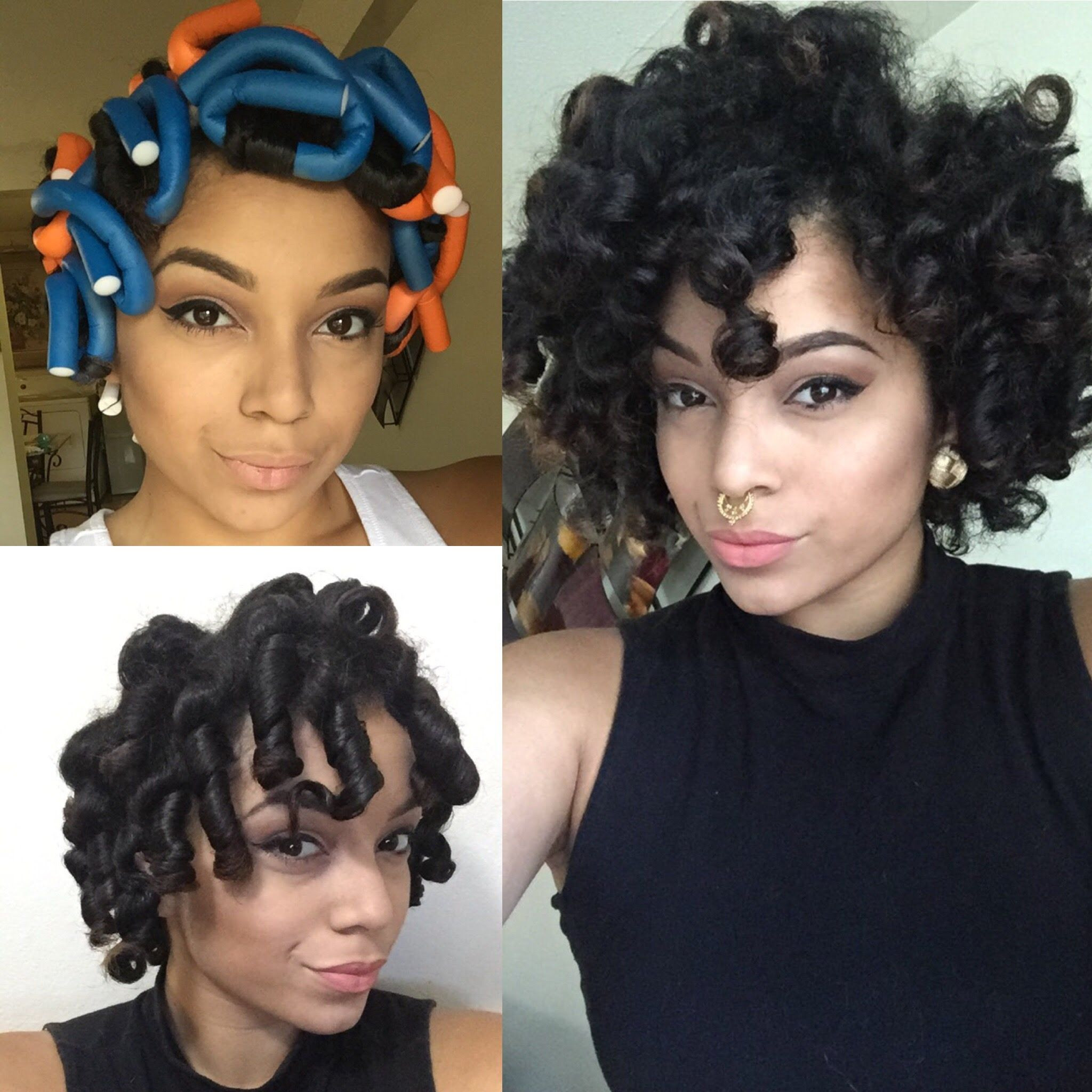 Natural Rod Set Hairstyles
 Flexi Rod Set Natural Hair feat Dr Miracle s