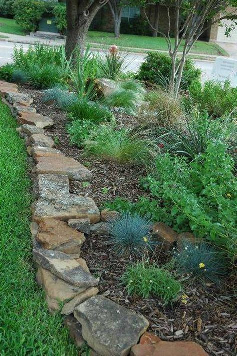Natural Stone Landscape Edging
 Landscaping And Outdoor Building Natural And Beautiful
