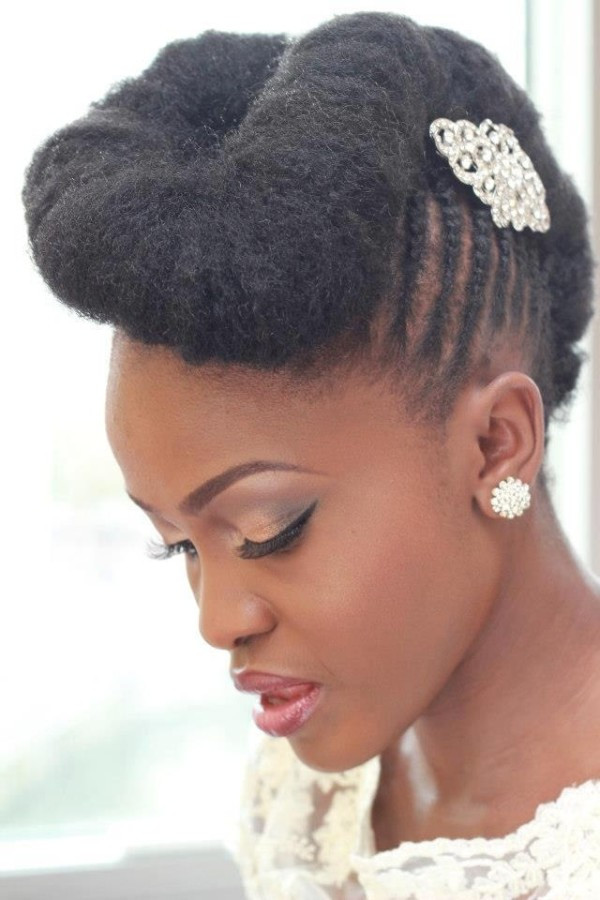 Natural Wedding Hairstyles
 12 natural black wedding hairstyles for the offbeat and on